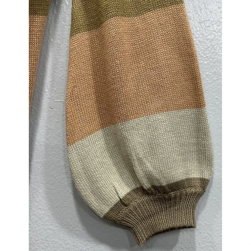 See and Be Seen Cardigan Sweater Womens Size M Brown Shades Long Sleeve Pockets - Picture 7 of 9